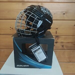 Bauer BHH2100M Hockey Helmet Black. NEW w/Tag Medium [Box Is Lightly Damaged]